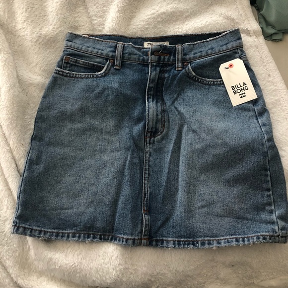 Billabong Jean Skirt - Picture 2 of 6